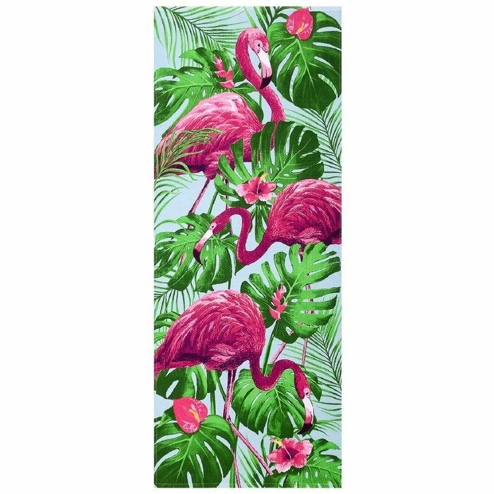 Полотенце «Фламинго», 60 × 146 см, 160 г/м², хлопок 100 % - фотография № 2