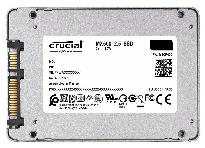 Твердотельный накопитель Crucial 1000 GB CT1000MX500SSD1