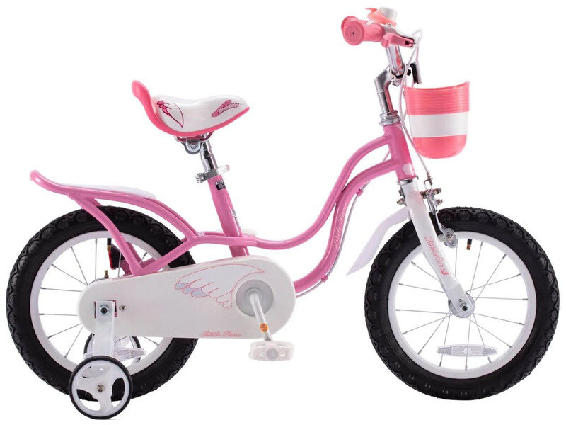 Детский велосипед Royal-baby Royal Baby Little Swan 12, год 2022, цвет Розовый