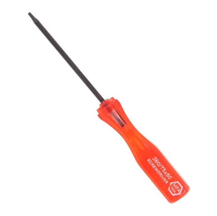 Screwdriver / Отвёртка Torx T5-type, TX5 6-лучевая шестилучевая шток=50mm красная