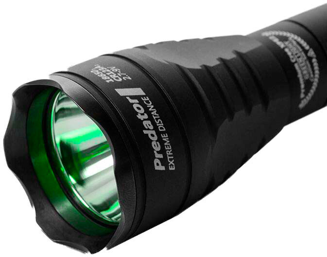 Фонарь такт. Armytek Predator XP-E2 черный/белый лам.:светодиод. CR123x2 (F01602BG)