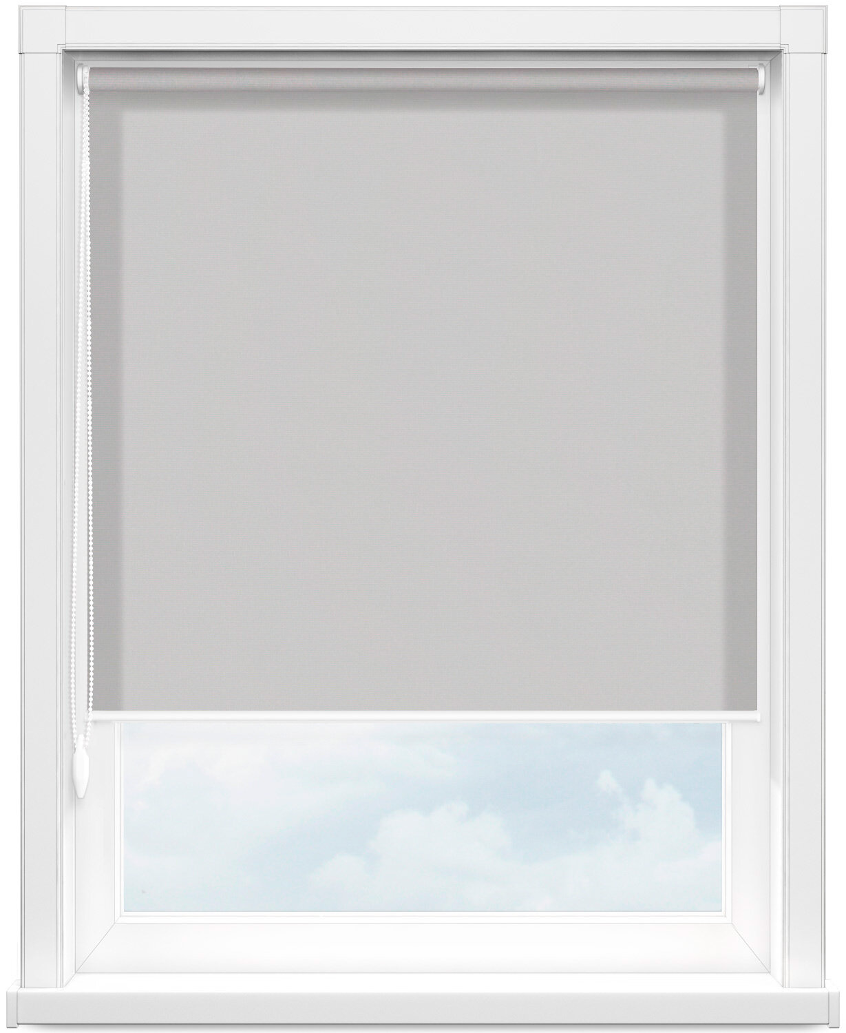 Рулонные шторы Плэйн серый 90*185 см / Унистайл - фотография № 5