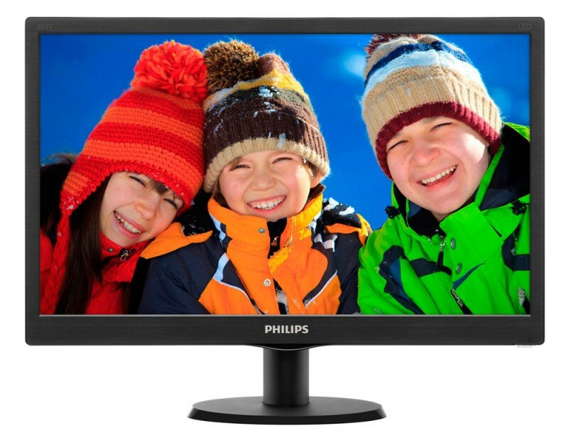 Монитор Philips 19.5" 203V5LSB26 (10/62) черный TN+film LED 5ms 16:9 матовая 200cd 1600x900 D-Sub 2.