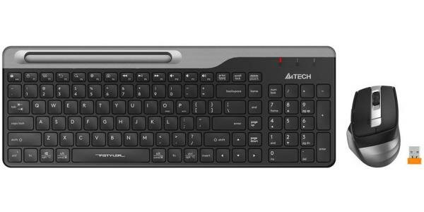 Клавиатура + мышь A4Tech Fstyler FB2535C черный серый