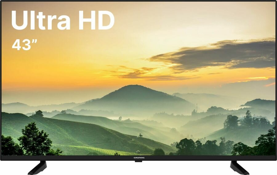 43" Телевизор GRUNDIG 43GFU7800B, 4K Ultra HD, черный, смарт ТВ, Android UTT000