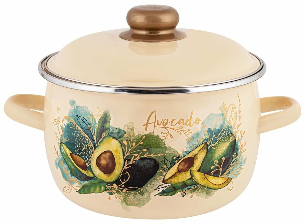 Кастрюля 4л Avocado тм Appetite 1MC201P .