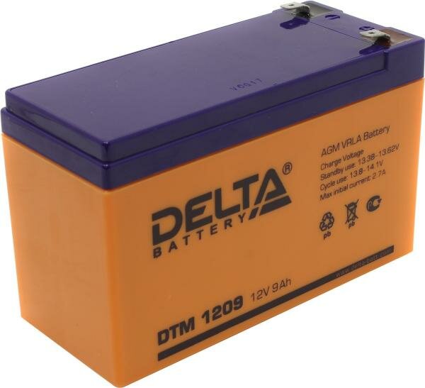 DELTA Battery DTM 1209 12В 9000 А·ч