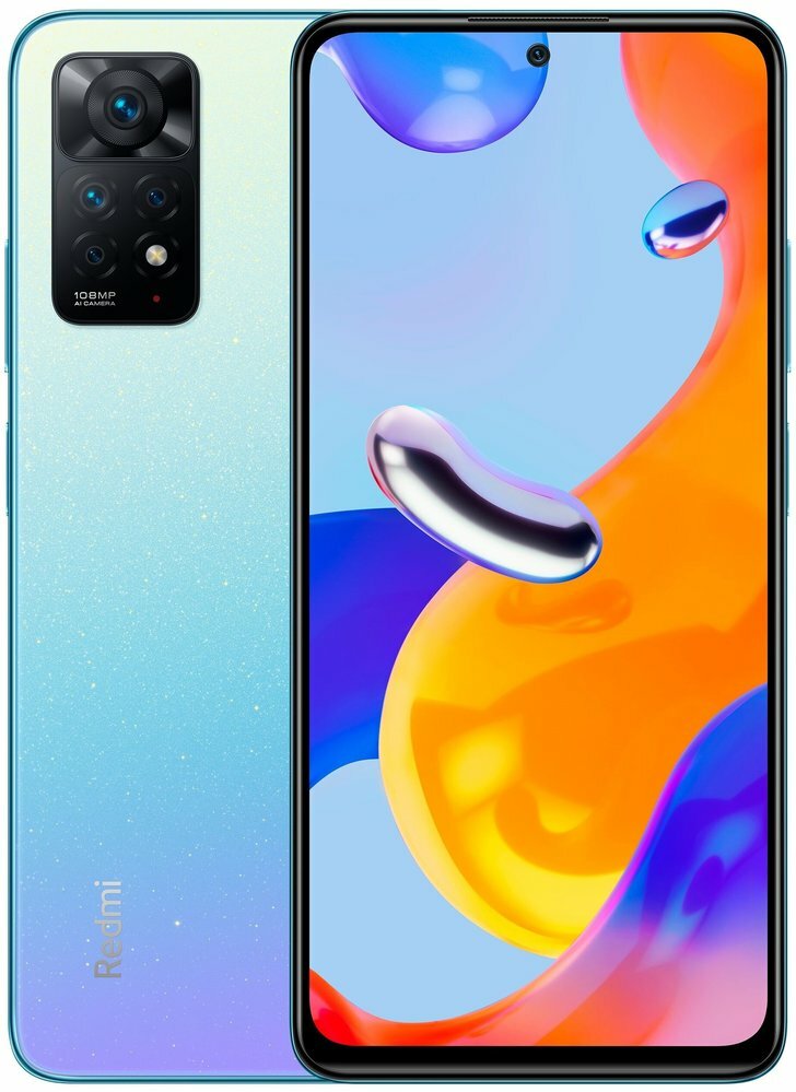 Смартфон Xiaomi Redmi Note 11 Pro 8+128 Star Blue (mzb0asjru) (769634) Mzb0asjru .