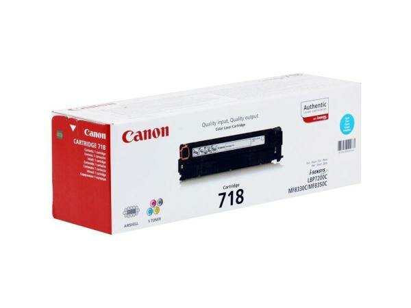 Тонер-картридж Canon 718 C Sensys MF-8330/8350