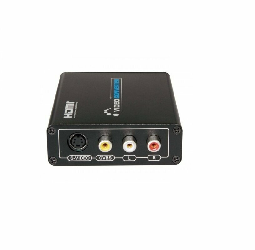 Конвертер из RCA/S-video в HDMI (3xRCA/S-video-HDMI), черный