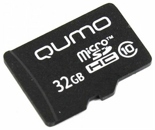 Qumo Карта памяти 32ГБ Qumo QM32GMICSDHC10NA microSD UHS-I Class10