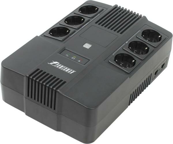 Источник бесперебойного питания Powerman Brick 600 600VA Черный