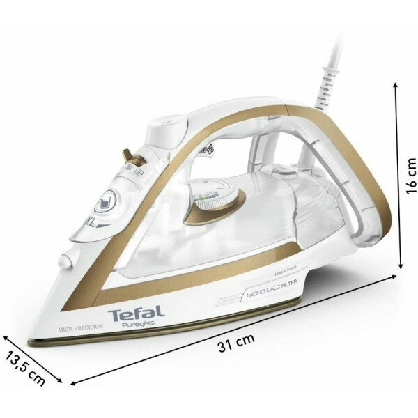 Утюг Tefal FV8042, белый/медный