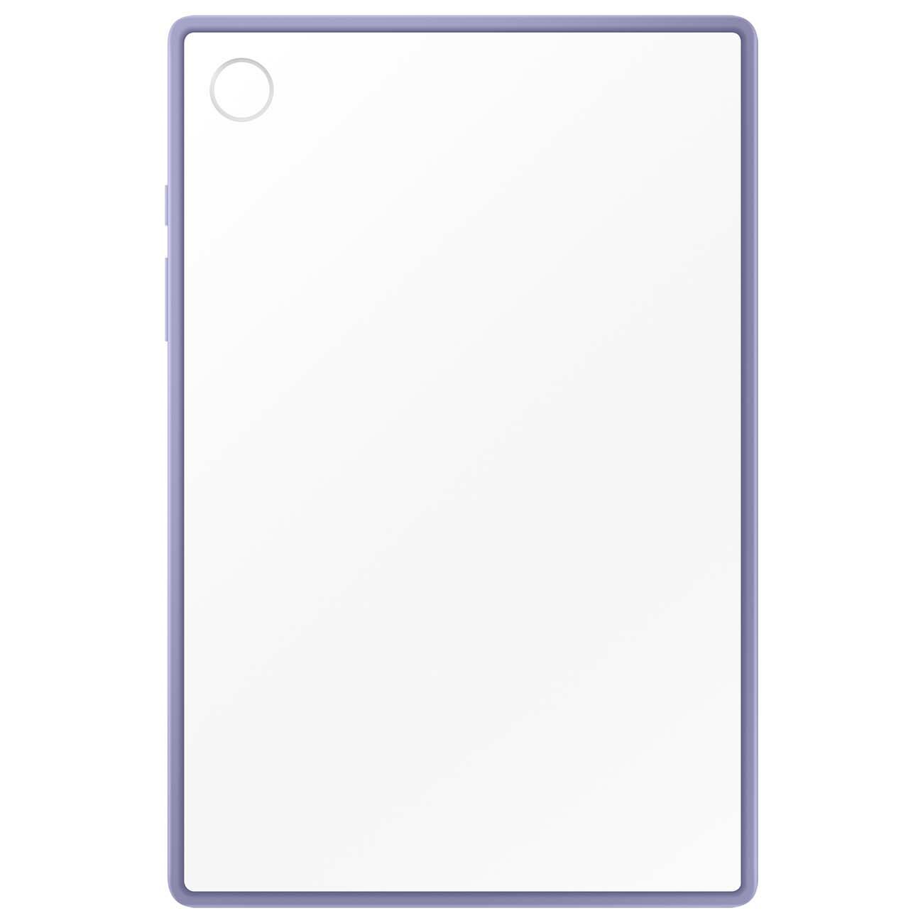 Чехол Samsung Galaxy Tab A8 Clear Edge Cover Transparent-Purple Frame EF-QX200TVEGRU - фото №1