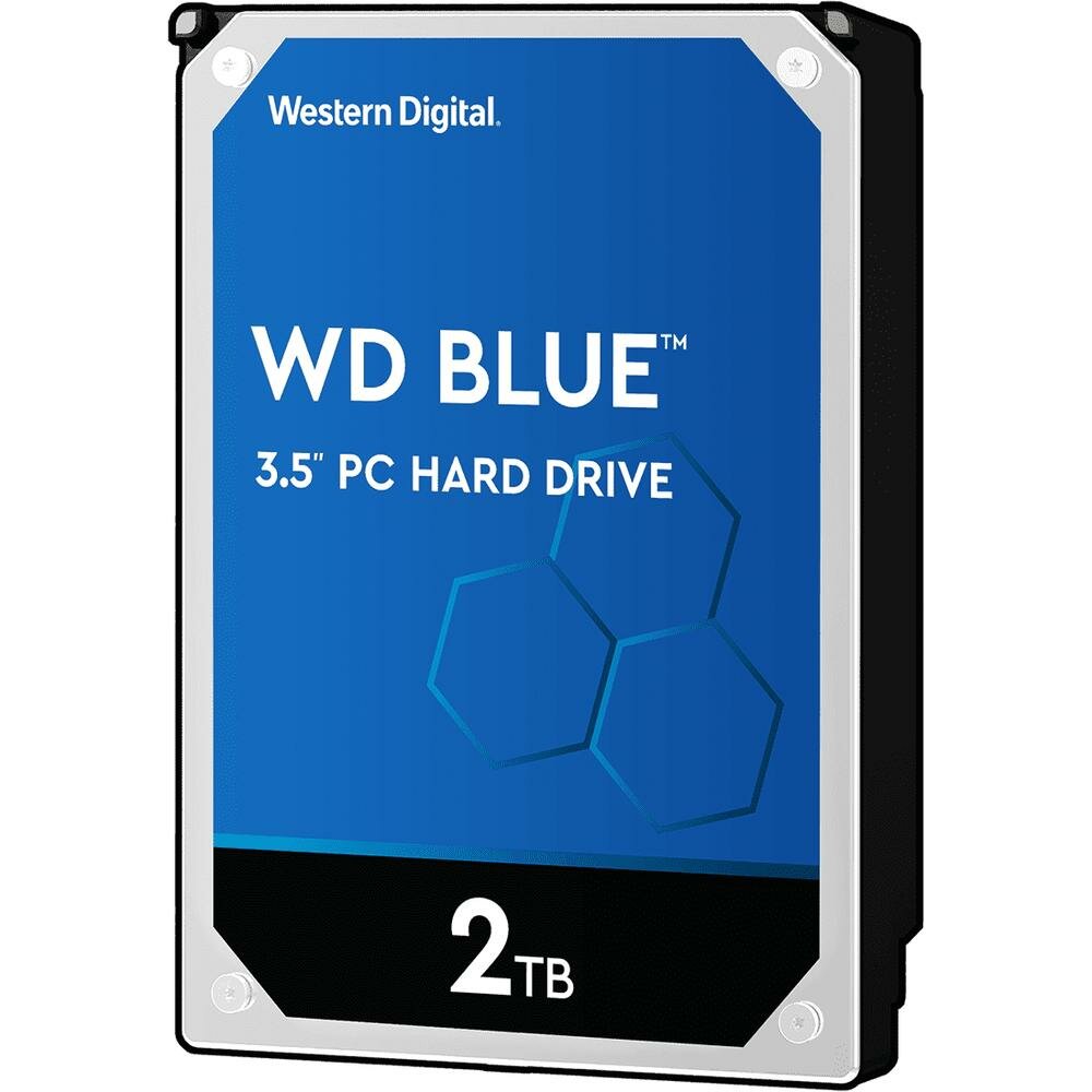 Внутренний жесткий диск 3,5" 2Tb Western Digital (WD20EZAZ) 256Mb 5400rpm SATA3 Blue Desktop