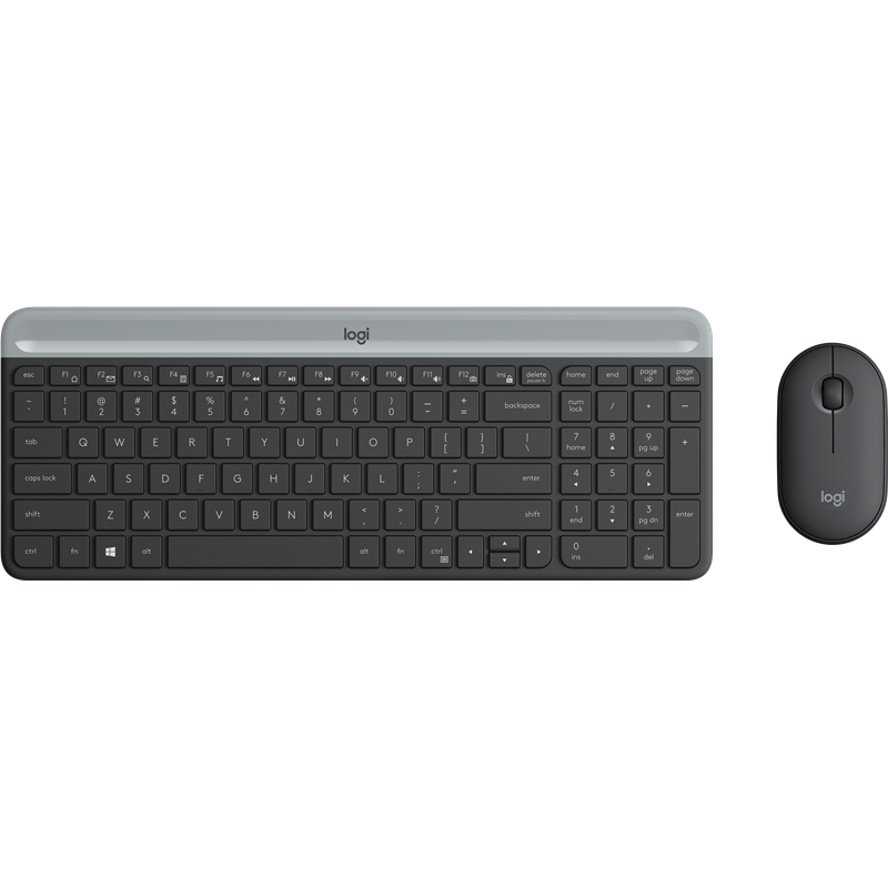 Клавиатура + мышь Logitech Slim Wireless Keyboard and Mouse Combo MK470