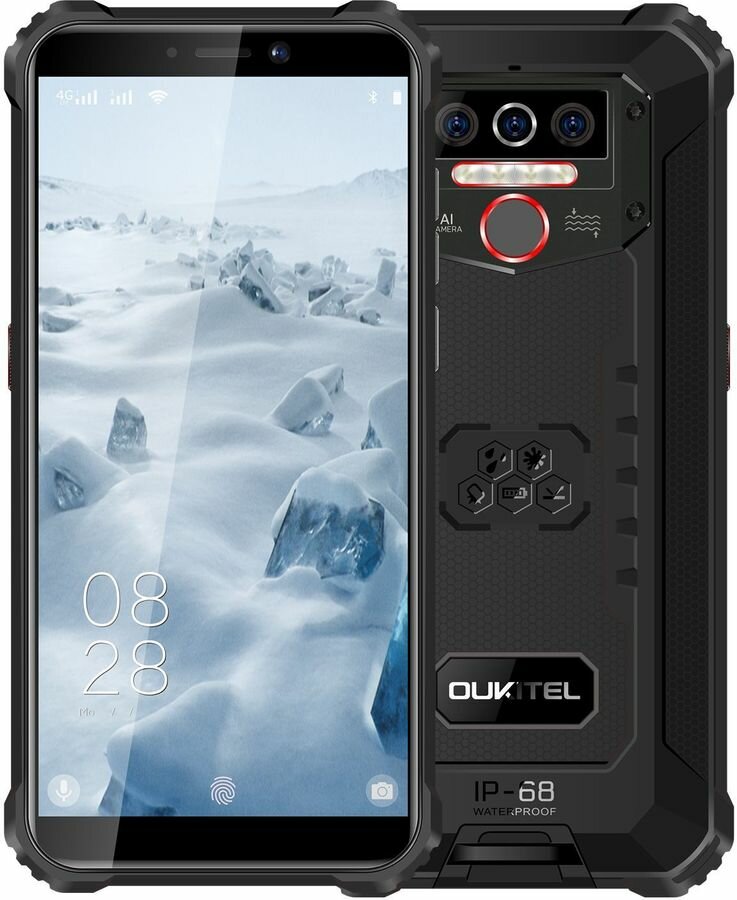 Смартфон OUKITEL WP5 Pro IP68, черный (WP5PROBLACK)