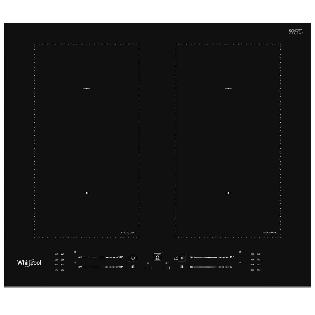 Встраиваемая индукционная панель независимая Whirlpool WL S3160 BF