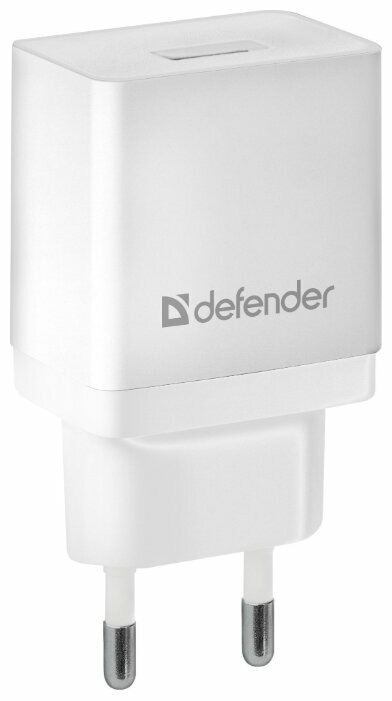 Зарядное устройство Defender Зарядное устройство Defender EPA-10 83549, 1xUSB 2.1A, (2100 мА) белый (oem)