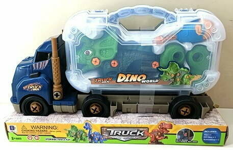 Конструктор Dino World Triceratops в кейсе на машине 661-458 с 3 лет