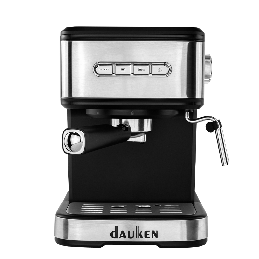 Кофеварка Dauken HC120 рожковая с капучинатором, автоматическая зерновая для дома, офиса - фотография № 1