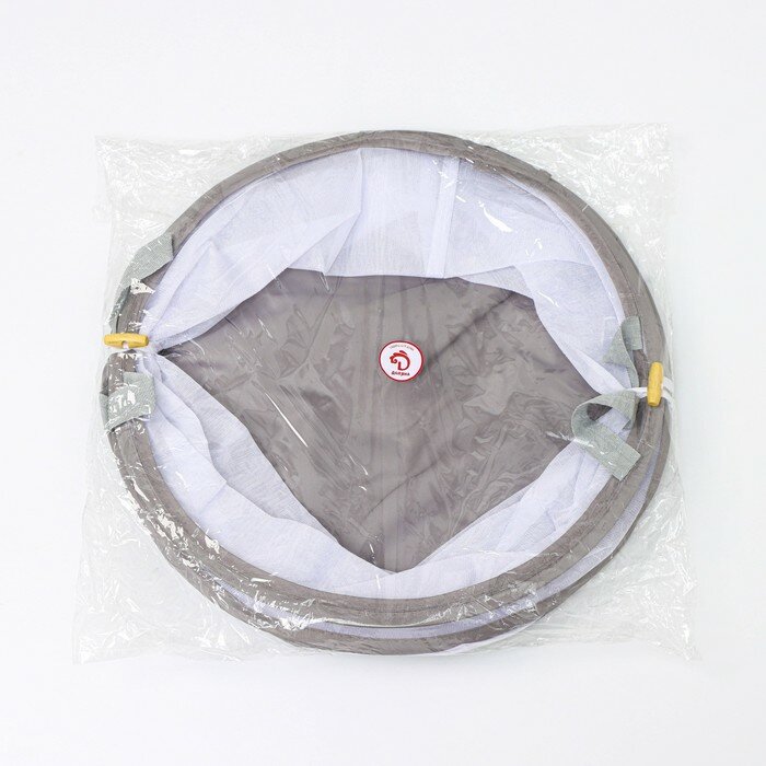 Корзина для белья складная Доляна, 35×35×43 см, цвет серый - фотография № 9
