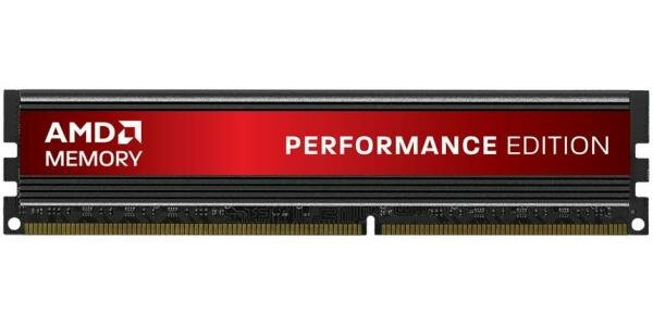 8GB AMD Radeon™ DDR4 2666 DIMM R7 Performance Series Black Gaming Memory R7S48G2606U2S Non-ECC, CL16, 1.2V, Heat Shield, RTL, (182941)