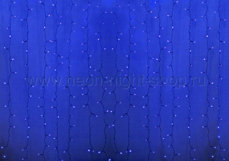 Neon-night Гирлянда Светодиодный Дождь, 2х1,5 м, постоянное свечение, 220В 235-303-6