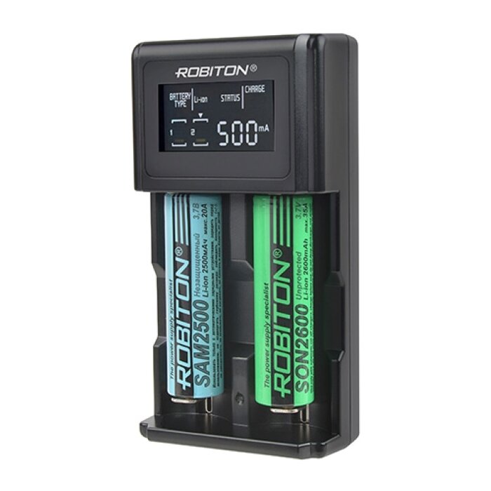 ROBITON MasterCharger 2H Pro- автоматическое зарядное устройство для Ni-MH, Ni-Cd, LiFePo4, высокотоковых и стандартных аккумуляторов