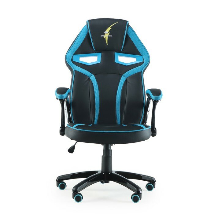 Кресло игровое SL™ Thunderball 7397С, черно-синее - фотография № 2