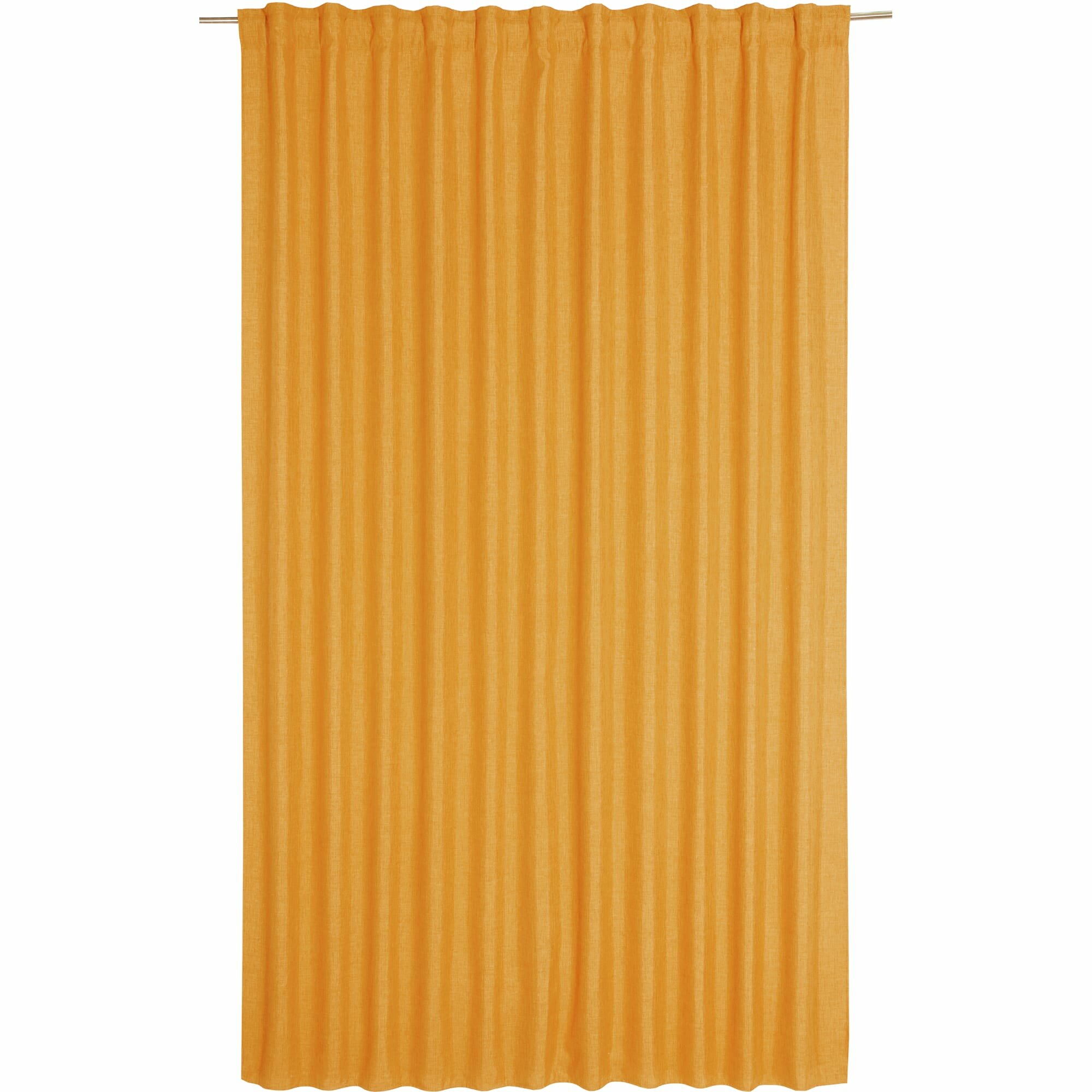 фото Штора на ленте со скрытыми петлями Inspire Looks 200x260 см цвет жёлтый Solemio 1