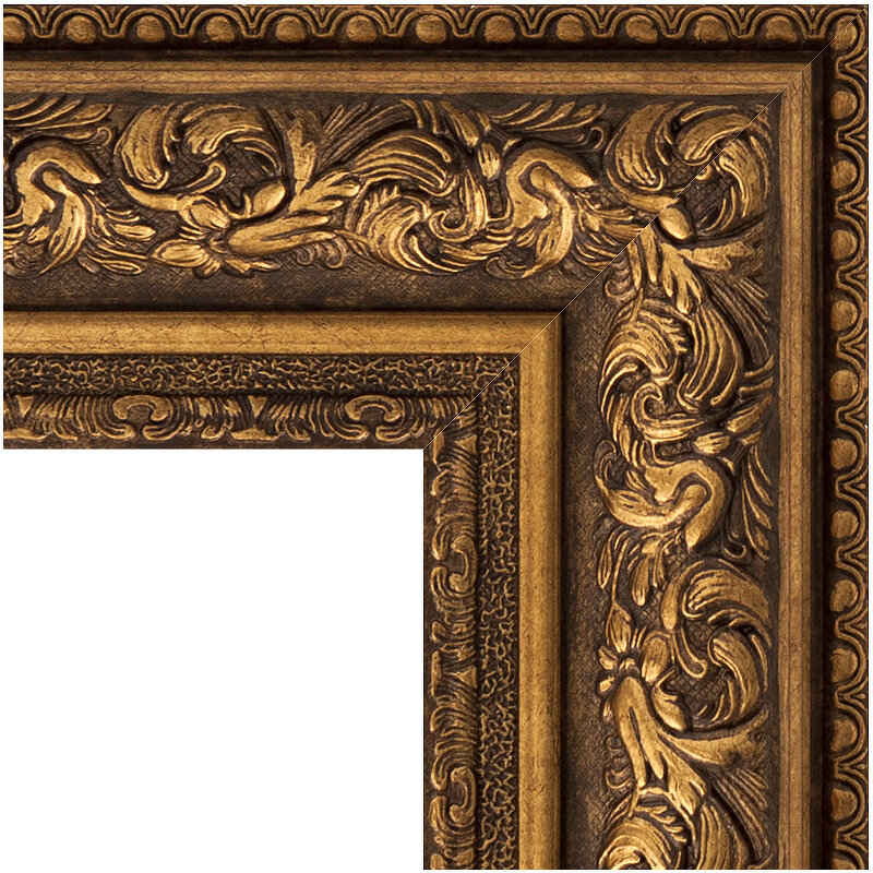 Зеркало Evoform Exclusive Floor 205х85 BY 6137 с фацетом в багетной раме - Виньетка состаренная бронза 109 мм - фотография № 2