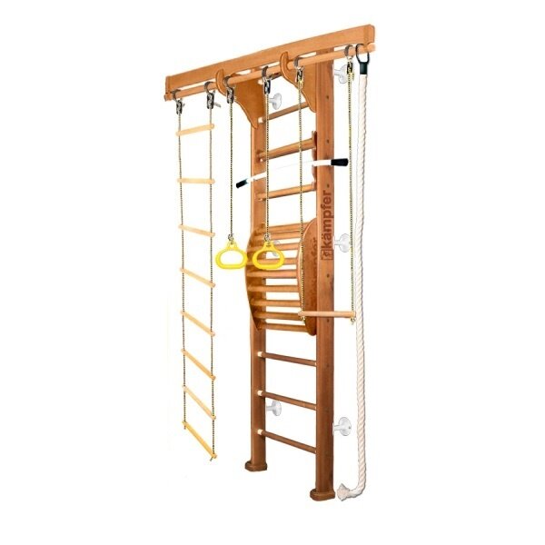 Шведская стенка Kampfer Wooden ladder Maxi Wall №2 Ореховый (белый)