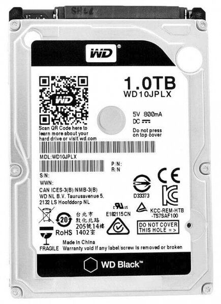 Жесткий диск Western Digital WD Black 1 ТБ WD10JPLX