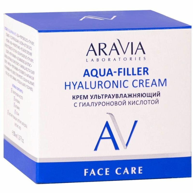 Aravia Laboratories Aqua-Filler Hyaluronic Cream      50