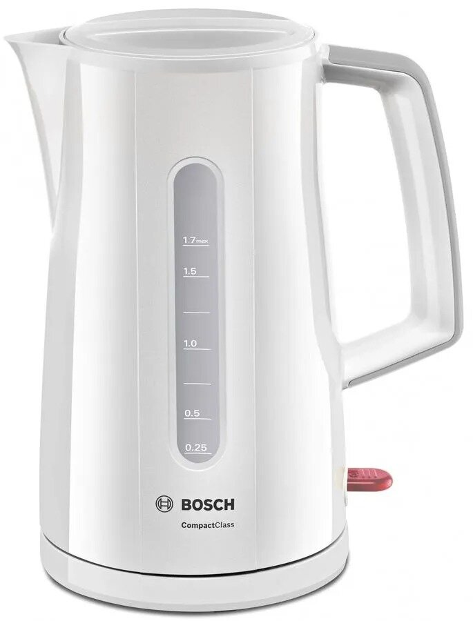 Чайник электрический Bosch TWK3A011 1.7л. 2400Вт, белый