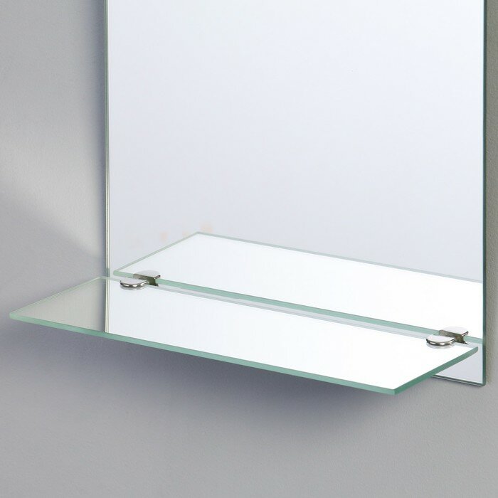 Зеркало, настенное, с полкой, 30×40 см - фотография № 2