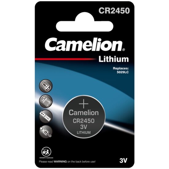 Элемент питания CAMELION Lithium CR2450