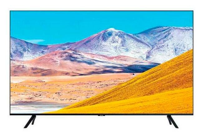 Телевизор Samsung Series 8 UE65BU8000UXCE, 65", Crystal UHD, 4K Ultra HD, черный