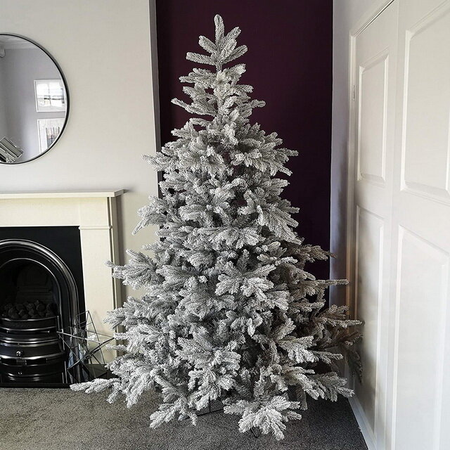 Kaemingk Искусственная елка Грандис заиндевелая 180 см, литая + ПВХ 681471