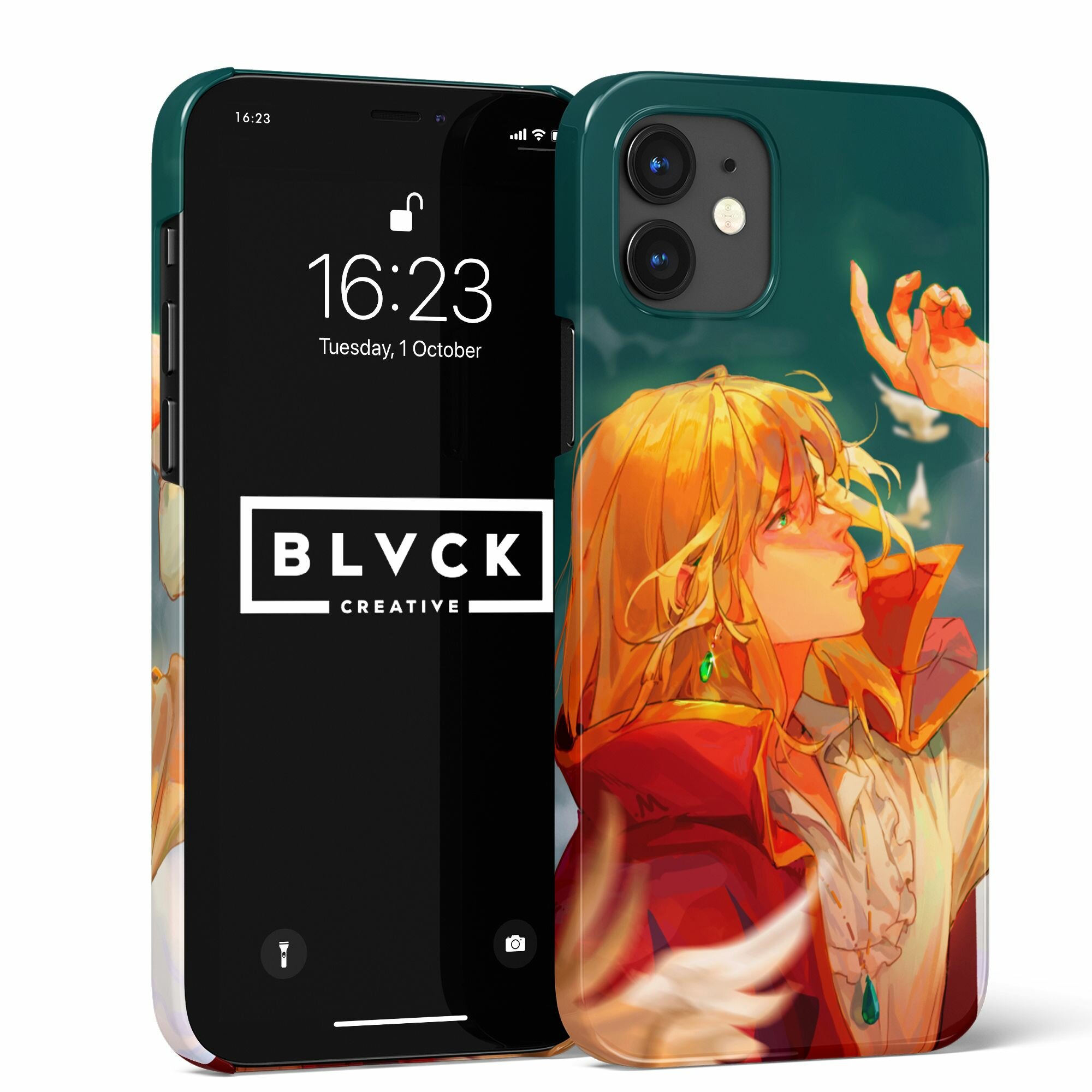 фото Чехол для IPhone 12 Pro с рисунком "Howl no Ugoku Shiro" / Накладка с принтом Ходячий замок