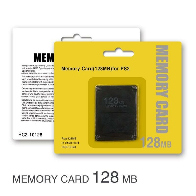 Карта памяти для игровой приставки Sony Playstation 2 PS2 Memory Card 128mb