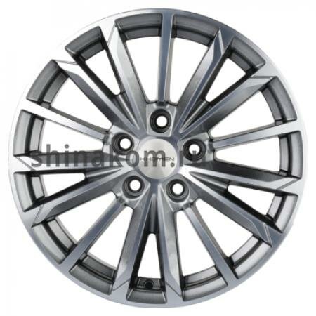 Диск 6,5*16 5*114,3 ET40 66,1 Khomen Wheels KHW1611 G-Silver-FP (Qashqai)