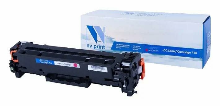 Картридж лазерный NV-Print NV-CC533A/718M, пурпурный