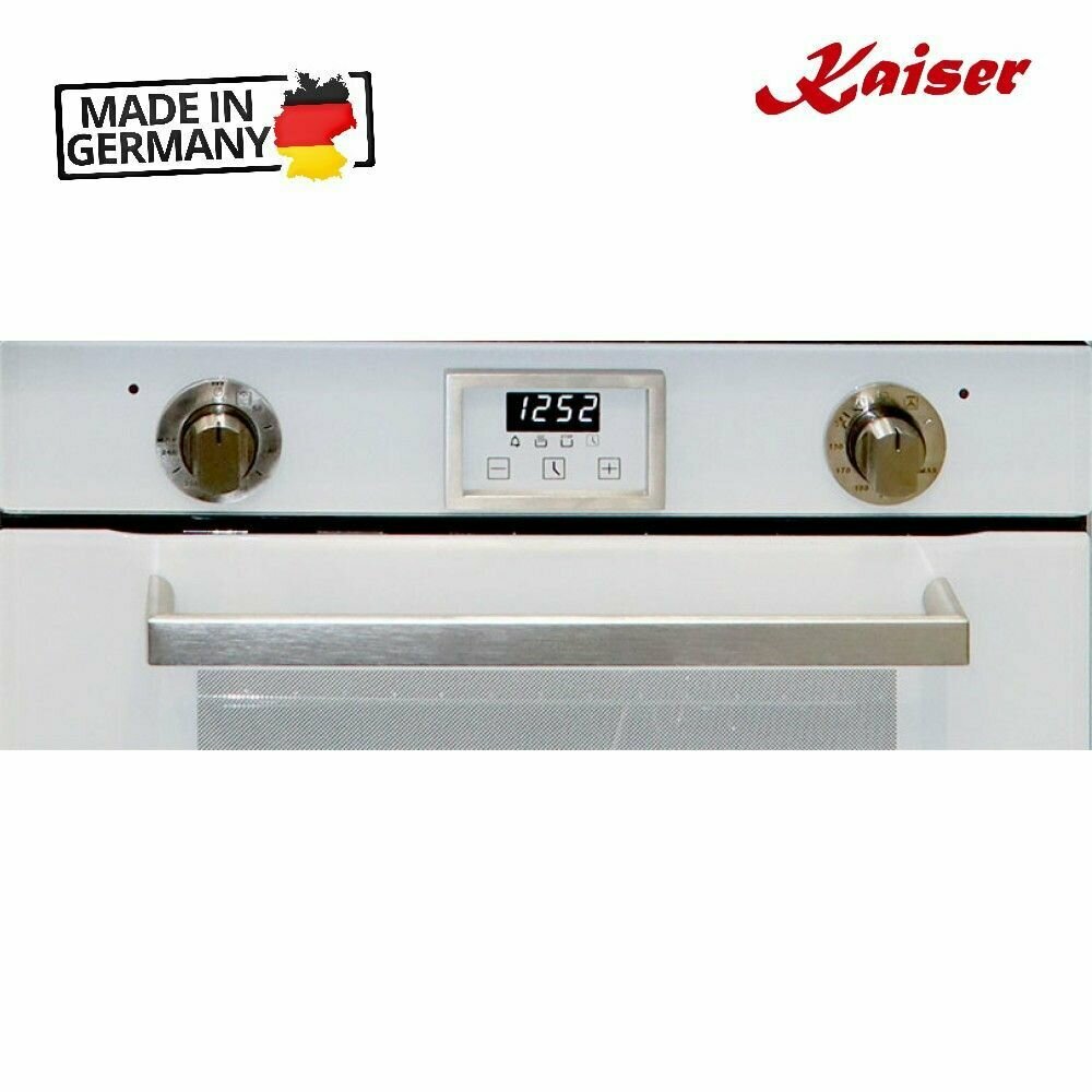 Газовый духовой шкаф 60 см Kaiser Grand Chef EG 6374 W белый - фотография № 4