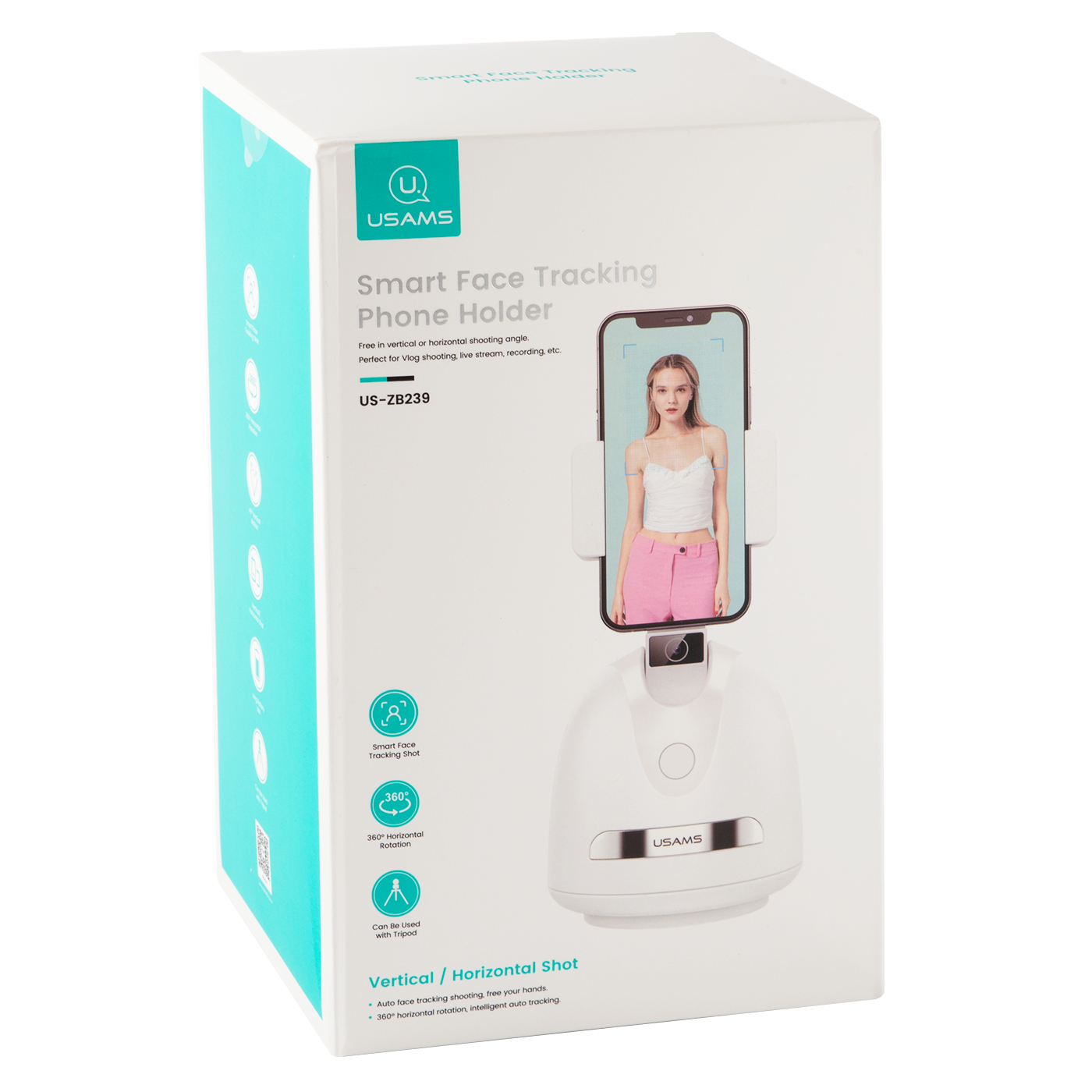 Держатель Usams Smart Face Tracking US-ZB239 — фото 6