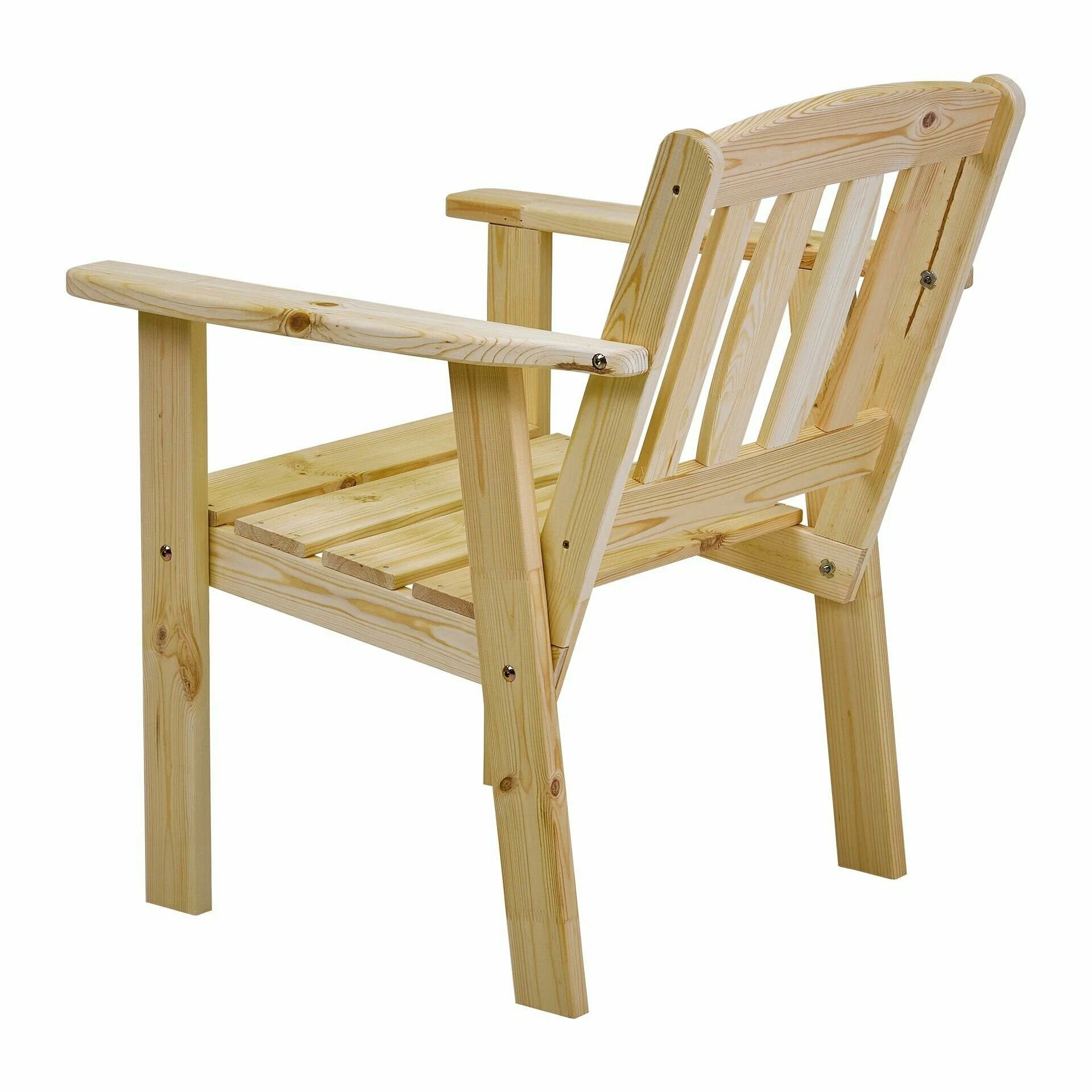 Набор садовой мебели (стол, 2 кресла, скамья), Комплект садовой мебели, натуральное дерево сосна - фотография № 7