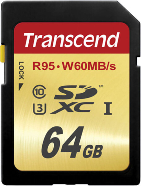 Память Secure Digital Card 64Gb Transcend TS64GSDU3 .