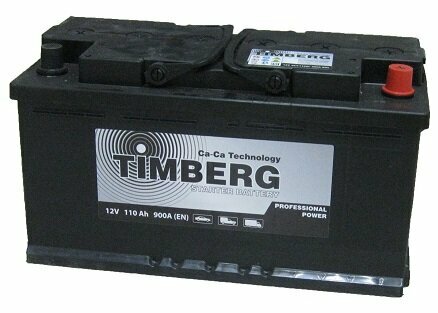 Аккумулятор автомобильный TIMBERG PROFESSIONAL POWER 6CT-110VL R 100.0 Ah 900 A ОП 353x175x190