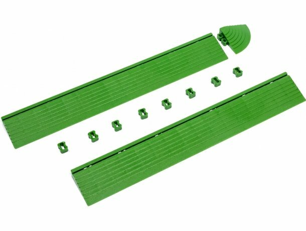фото Бордюр к садовой плитке Helex зеленый, арт. HL301